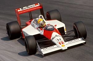 Italy Gallery: Formula One World Championship: Ayrton Senna Mclaren MP4-4 was set for victory when he collided