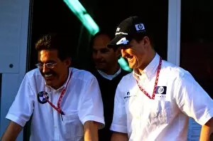 Images Dated 21st April 2003: Formula One World Championship: Dr Mario Theissen BMW Motorsport Technical Director; Gerhard