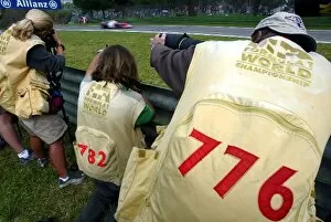 Images Dated 9th February 2004: Formula One World Championship: F1 photographers at work during practice