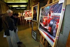 Images Dated 28th September 2003: Formula One World Championship: F1 works of art on display at the GP Tours Event in Downtown