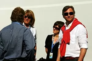 Images Dated 28th April 2008: Formula One World Championship: Harald Huisman, Driver Manager with his wife