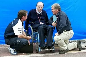 Images Dated 23rd May 2002: Formula One World Championship: L to R: Sam Michael, Frank Williams Williams Team Principal