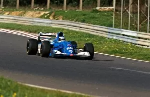 Images Dated 31st October 2001: Formula One World Championship: Michael Schumacher tests the Ligier JS39B Renault to evaluate