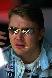 Images Dated 17th September 2001: Formula One World Championship: Mika Hakkinen announced he is taking time of from racing next year