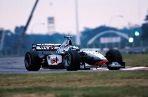 Images Dated 19th November 2003: Formula One World Championship: Mika Hakkinen McLaren Mercedes MP4 / 13 finished in 2nd place