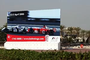 Images Dated 2nd April 2005: Formula One World Championship: Race promotion billboards in Manama