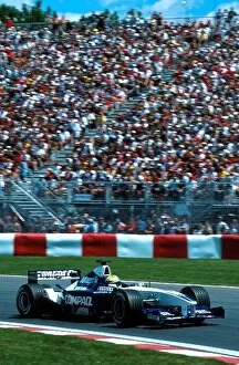 Images Dated 10th June 2001: Formula One World Championship: Race winner Ralf Schumacher BMW Williams FW23 drove superbly to