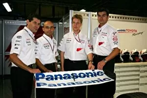 Images Dated 12th September 2004: Formula One World Championship: Remi Decorzant, Engineer of Ryan Briscoe Toyota Test Driver