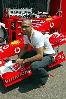 Images Dated 1st June 2003: Formula One World Championship: Rio Ferdinand Footballer