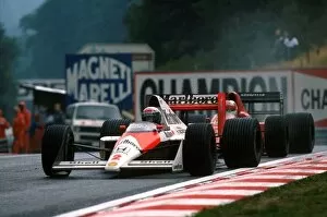 Images Dated 17th May 2001: Formula One World Championship: Second place finisher Alain Prost McLaren MP4 / 5 leads third