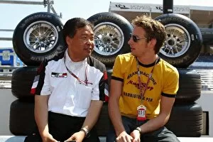 Images Dated 19th May 2004: Formula One World Championship: Shuhei Nakamoto Honda Racing Development Engineering Director with