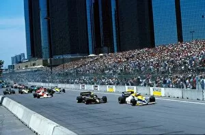 Images Dated 6th April 2001: Formula One World Championship: United States Grand Prix, Detroit, 23 June 1985