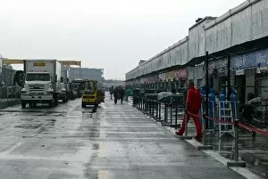 Images Dated 11th June 2003: Formula One World Championship: Wet pits