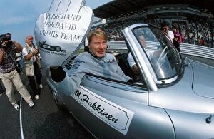 Images Dated 8th January 2001: Formula One World Championship: Winner and World Champion Mika Hakkinen, McLaren MP4-13