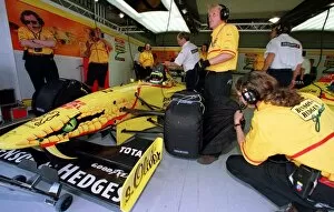Images Dated 29th February 2004: Giancarlo Fisichella in pits