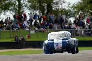 Images Dated 8th September 2002: Goodwood Revival 2002: Race winners Henri Pescarolo / Patrick Tambay in their 1963 AC Cobra