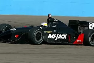 Images Dated 10th February 2002: Indy Racing League: Rookie Laurent Redon practices at the Test in the West