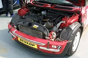 Images Dated 30th July 2002: John Cooper Challenge: A Mini Cooper Club Sport showing the engine