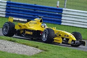 Images Dated 4th February 2004: Jordan Ford EJ14 First Official Test: Nick Heidfeld gives the Jordan Ford EJ14 its first official test