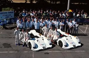 Le Mans Collection: Le Mans 24 Hours: The 1999 BMW team, L-R: Yannick Dalmas, Joachim Winkelhock, Pierluigi Martini