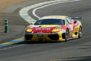 Images Dated 14th June 2003: Le Mans 24 Hours: David Terrien / Fabrizio de Simone / Fabio Babini JMB Racing Ferrari 360 GT