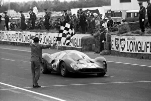 Sportscar Collection: Le Mans 24 Hours Race: Willy Mairesse with Jean Beurlys Ferrari 330 P4 finished the race in third