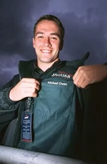 Images Dated 11th April 2000: Michael Owen, Jaguar Racing