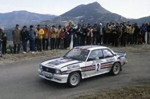 Images Dated 11th October 2005: Monte Carlo Rally, Monaco. 16-22 January 1982: Walter Rohrl / Christian Geistdorfer, 1st position