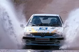 Images Dated 10th August 2001: National Rallysprint Championship: Barbara Armstrong with co-driver Amanda Stretton speed through
