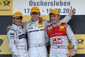 Images Dated 19th September 2010: Podium in Oschersleben - DTM 8th Round 2010 - Sunday RACE