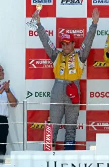 Images Dated 21st June 2003: Podium, Timo Glock (GER), OPC Team KMS, Dallara-Opel (2nd). F3 Euro Series