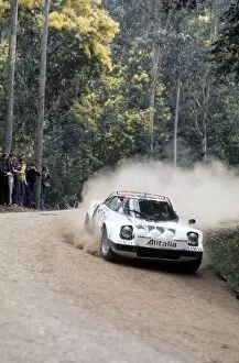 Images Dated 13th September 2005: Portuguese Rally, Portugal. 10-14 March 1976: Sandro Munari / Silvio Maiga, 1st position