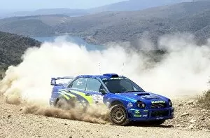 Images Dated 14th June 2001: Richard Burns Subaru WRC 2001: 2001 World Rally Championship