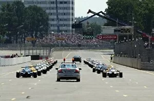 Images Dated 21st June 2003: Start of the formation lap: Formula BMW ADAC Championship, Rd5, Norisring, Germany. 21 June 2003