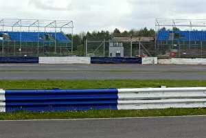 Images Dated 3rd May 2002: Super Racing Weekend: The new Photographers tower at Copse and abrasive tarmac replacing