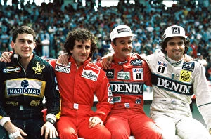 Images Dated 27th July 2009: Sutton Motorsport Images Catalogue: The 1986 World Championship contenders: Ayrton Senna