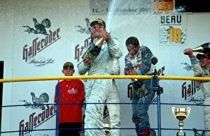 Images Dated 14th October 2001: V8 Star Championship: Marcel Tiemann was delighted to take a race win