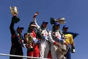 Images Dated 1st May 2000: Winners on the podium