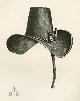 17Th Century Iron Hat With Nose Protection, Worn By Charles I. From The British Army: It's Origins 17Th Century Iron Hat With Nose Protection, Worn By Charles I. From The British Army: It's Origins
