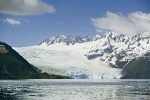 Aialik Glacier Meets Aialik Bay Within The Kenai Fjords National Park Summer Southcentral Alaska Aialik Glacier Meets Aialik Bay Within The Kenai Fjords National Park Summer Southcentral Alaska