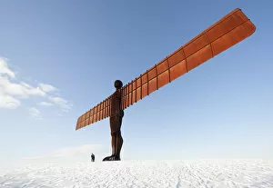 Images Dated 24th December 2010: Angel Of The North; Gateshead, Tyne And Wear, England