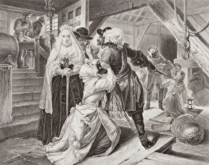 Arrest Of Alice Lisle For Sheltering Fugitives From The Battle Of Sedgemore, 1685.Lady Alice Lisle, 1614-1685 Arrest Of Alice Lisle For Sheltering Fugitives From The Battle Of Sedgemore, 1685.Lady Alice Lisle, 1614-1685
