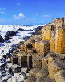 Basalt Hexagonal Columns, The Giant's Causeway, Co Antrim, Ireland Basalt Hexagonal Columns, The Giant's Causeway, Co Antrim, Ireland
