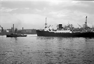 Bergen line ship Astrea leaving the tyne in the late 1940's early 1950's Bergen line ship Astrea leaving the tyne in the late 1940's early 1950's