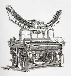 The Blackburn power loom invented by William Dickinson 