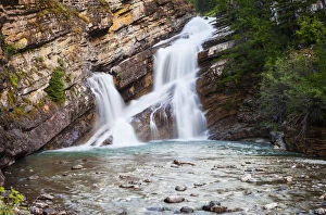 Images Dated 12th August 2013: Cameron Falls In Waterton Lakes National Park; Alberta, Canada