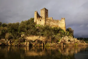 Castelo de Almourol on the Islet of Almoural in the River Tagus, Centro Region, Portugal Castelo de Almourol on the Islet of Almoural in the River Tagus, Centro Region, Portugal