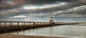 Images Dated 19th March 2011: A Causeway To Holy Island; Northumberland, England