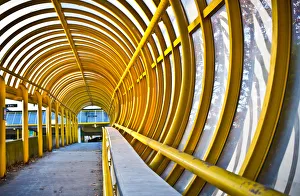Centennial Pavilion Walkway At Vancouver General Hospital; Vancouver, British Columbia, Canada Centennial Pavilion Walkway At Vancouver General Hospital; Vancouver, British Columbia, Canada