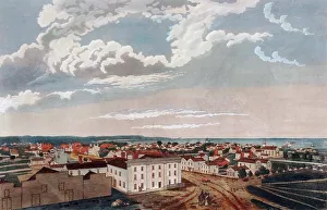 Cleveland Gallery: Cleveland Ohio 1833 19th Century Cityscape High View
